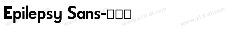 Epilepsy Sans字体转换